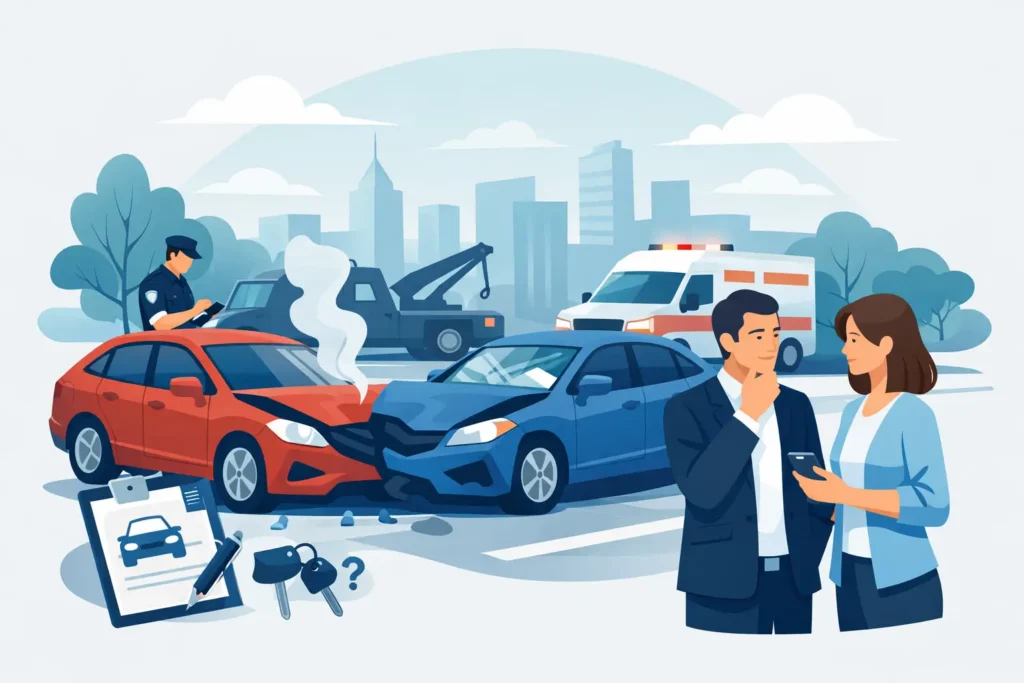 Qué hacer después de accidente automovilístico