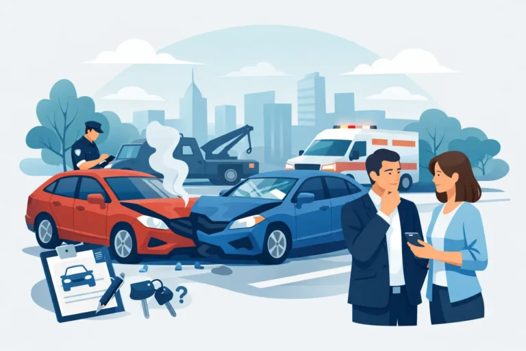 Qué hacer después de accidente automovilístico
