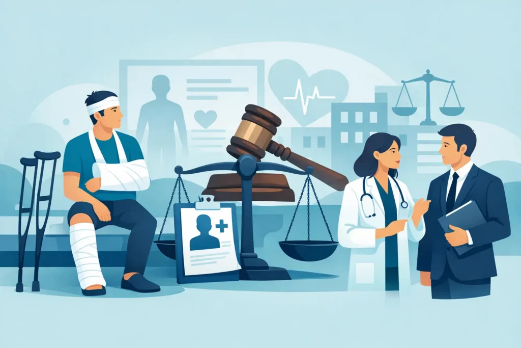 Guía de negligencia médica tras una lesión