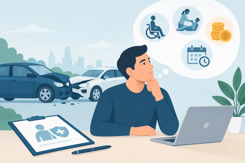 Cómo calcular daños futuros tras un accidente
