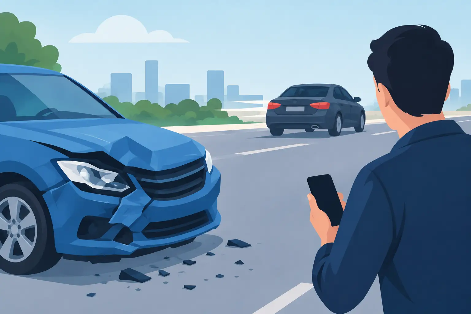 Cómo identificar conductor fugado tras un accidente