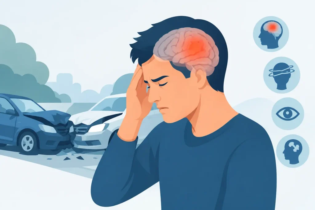 Señales de lesión cerebral tras un accidente